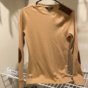 Long sleeve camel shirt